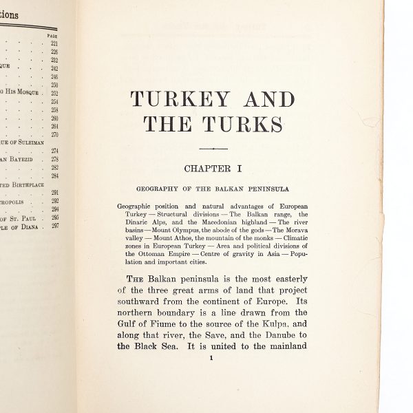 TURKEY AND THE TURKS