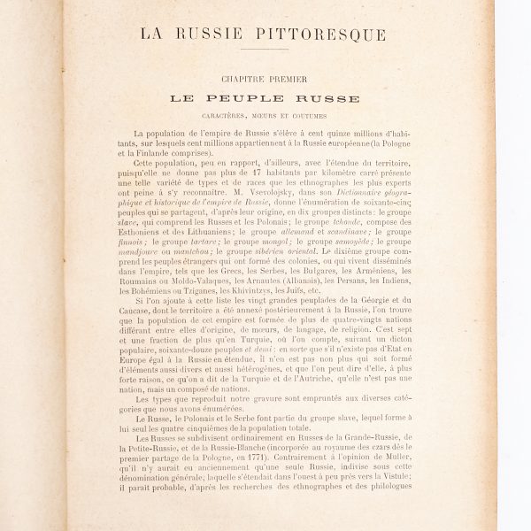 LA RUSSIE PITTORESQUE