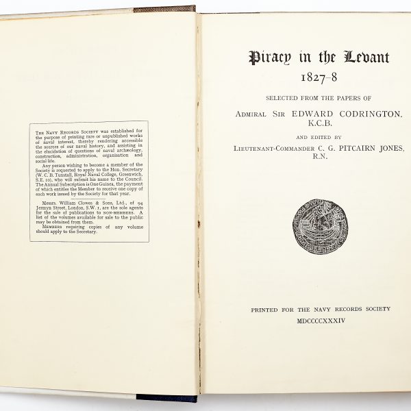 PIRACY IN THE LEVANT