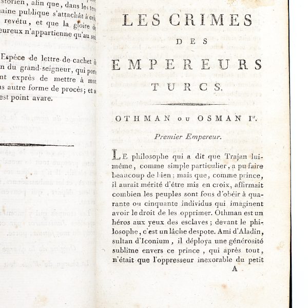 LES CRIMES DES EMPEREURS TURCS