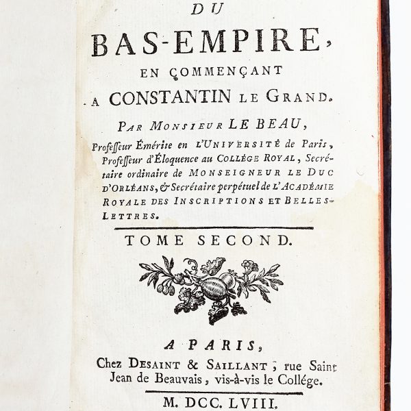 HISTOIRE DU BAS-EMPIRE