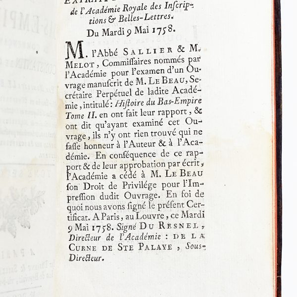 HISTOIRE DU BAS-EMPIRE