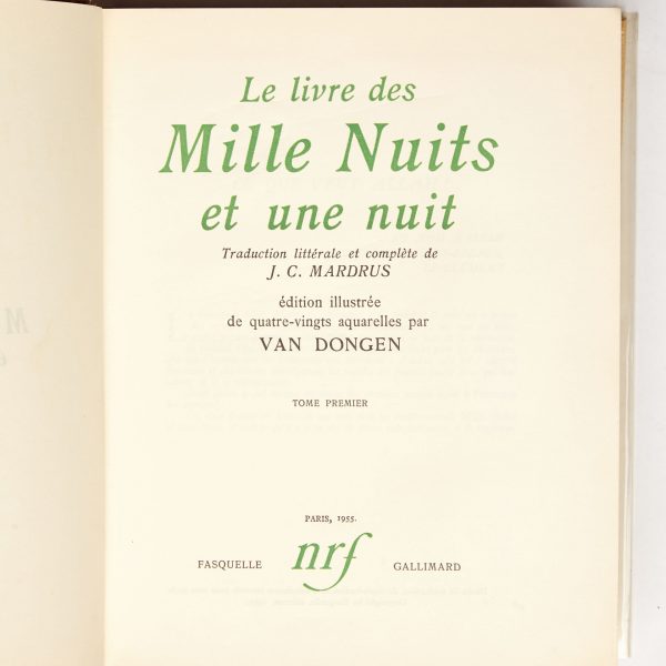 MILLE NUITS ET UNE NUIT