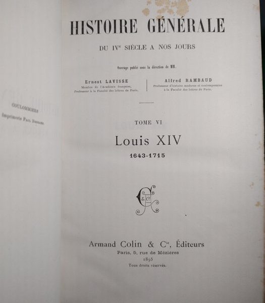 LAVISSE/RAMBAUD